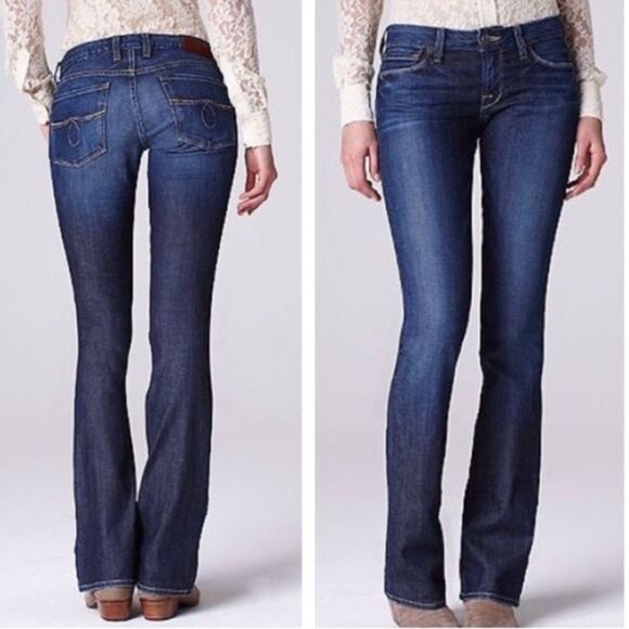 Lucky Brand Lola Bootcut dark wash denim jeans size 28 - Picture 1 of 8